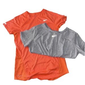 Nike Tops / Shirts  Women’s Set Of Two Size Small Gray And Orange